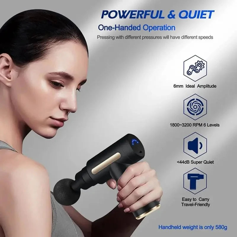 VibraFit Pro – Portable Deep Tissue Massage Gun