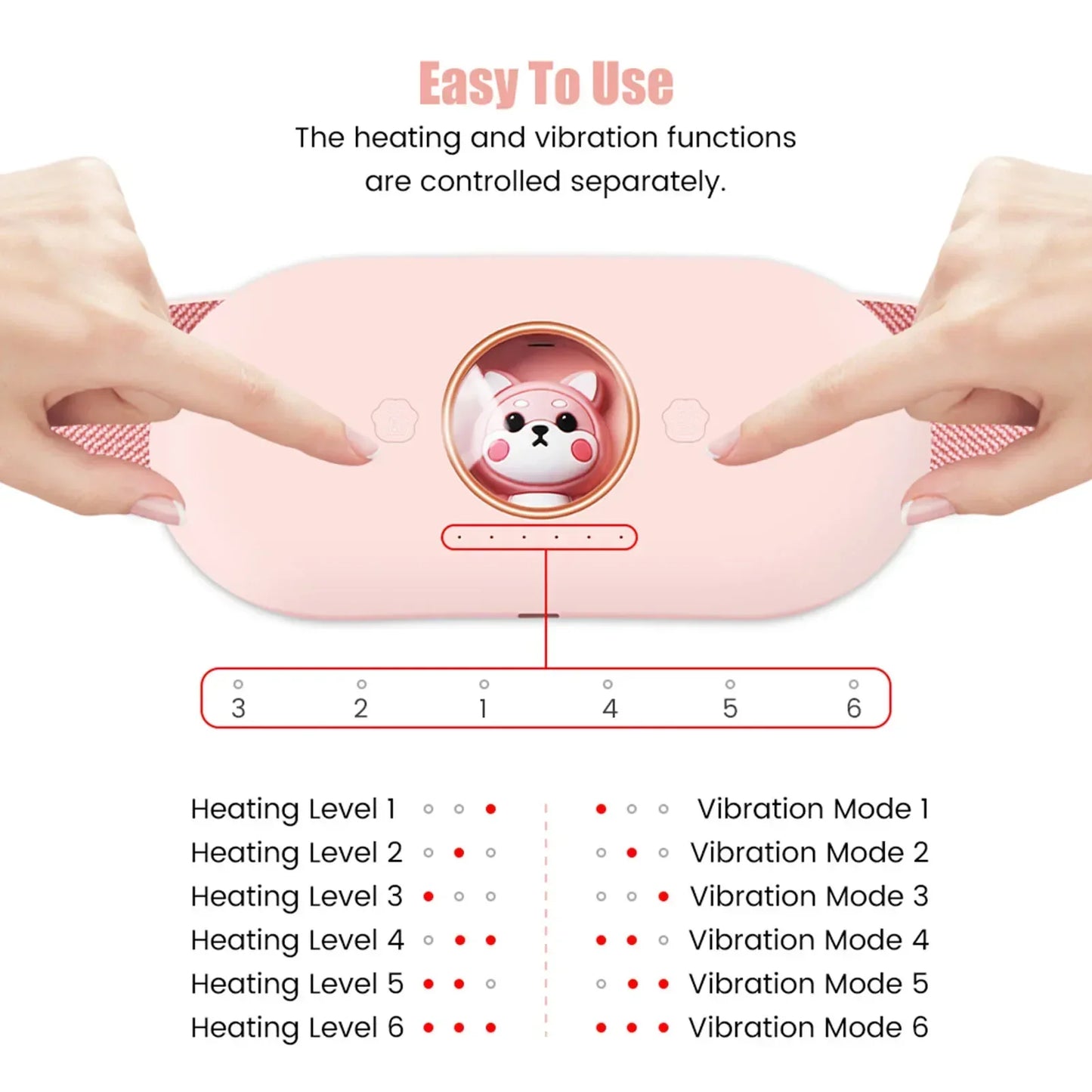 Menstrual Heating Massager Pain Relief