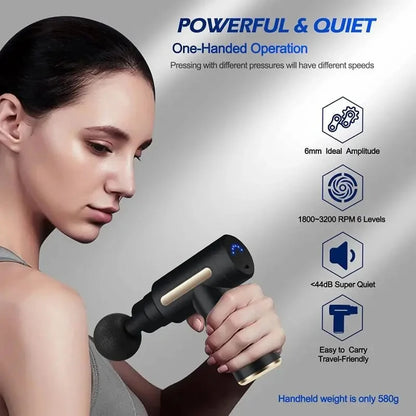 VibraFit Pro – Portable Deep Tissue Massage Gun