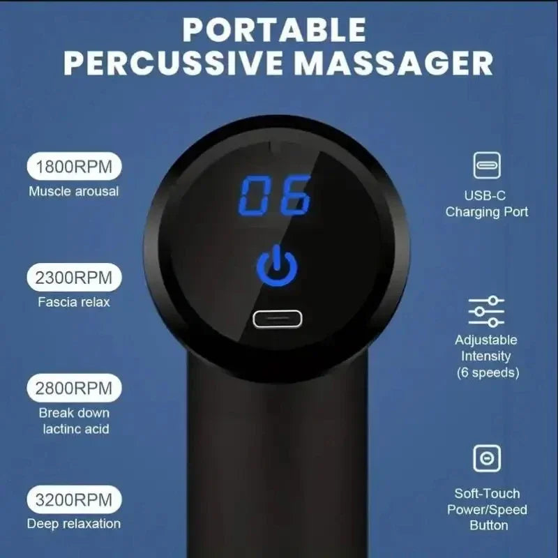 VibraFit Pro – Portable Deep Tissue Massage Gun