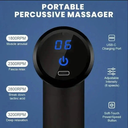 VibraFit Pro – Portable Deep Tissue Massage Gun